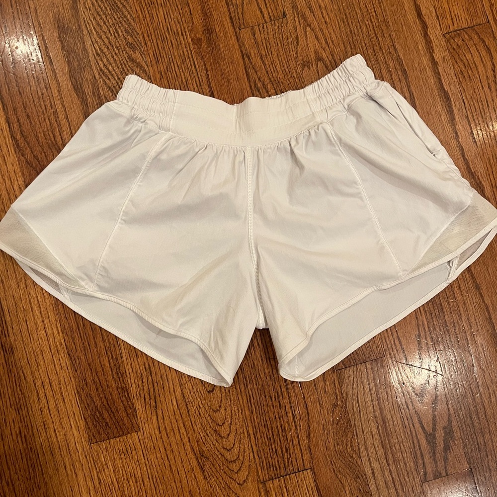 Lululemon Athletica White Hotty Hot Short